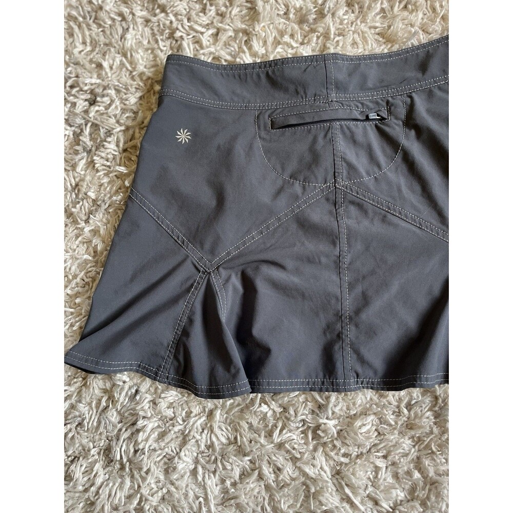 Athleta All Terrain Active Gray Skirt Womens Size 8P, Outdoor/Sports Skirt